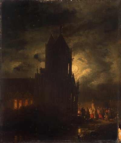 Night Procession by Georg Gillis van Haanen