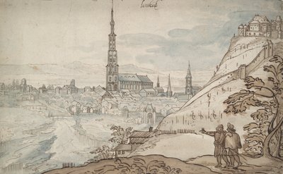View of Landshut by Georg Hoefnagel