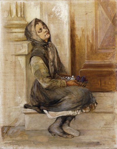The Flower Seller by Georg Jacobides