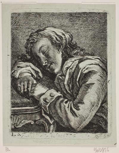 A Sleeping Man by Georg Mathias Fuchs