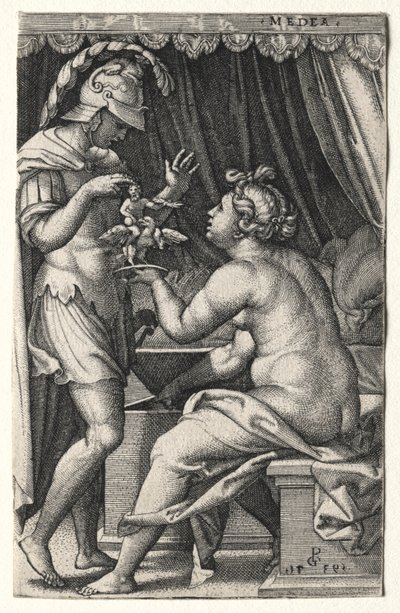 Medea and Jason by Georg Pencz