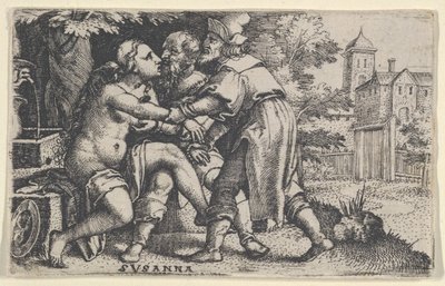 Susanna and the Elders by Georg Pencz