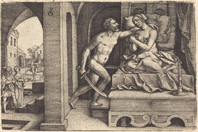 Tarquin and Lucretia by Georg Pencz