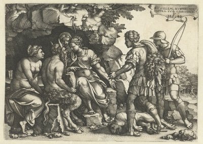 Thetis and Chiron in Conversation by Georg Pencz