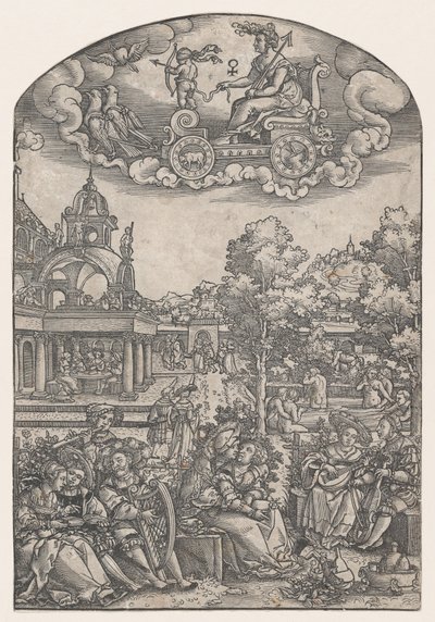 Venus, from The Seven Planets by Georg Pencz