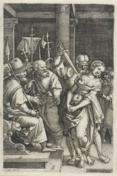 Virginius Killing His Daughter by Georg Pencz