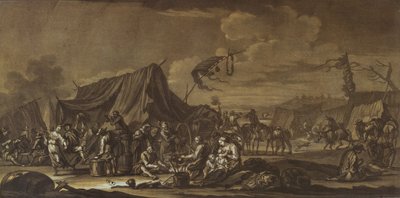 Army Encampment, 1694 by Georg Philipp I Rugendas