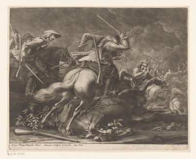 Cavalry Battle by Georg Philipp Rugendas (I)