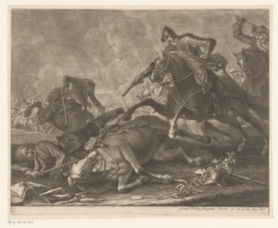 Cavalry Battle by Georg Philipp Rugendas (I)