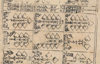 Sheet of Playing Cards by Georg Schachomair