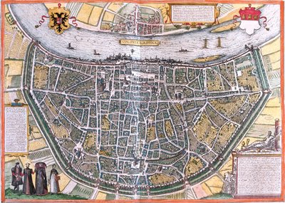 Cologne, Germany by Georg and Hogenberg Franz (1535 90) Braun