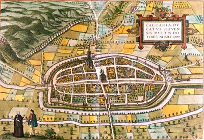 Kalkar, Germany by Georg and Hogenberg Franz (1535 90) Braun