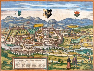 Kempten, Germany by Georg and Hogenberg Franz (1535 90) Braun