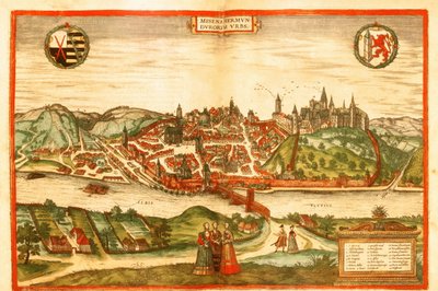 Meissen, Germany by Georg and Hogenberg Franz (1535 90) Braun