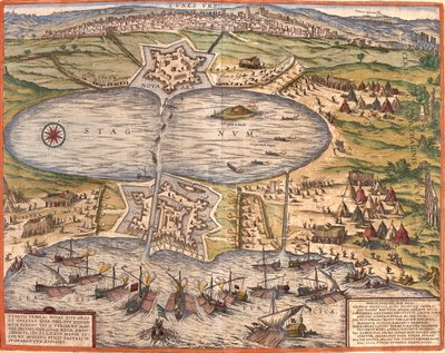 Tunis, Tunisia by Georg and Hogenberg Franz (1535 90) Braun