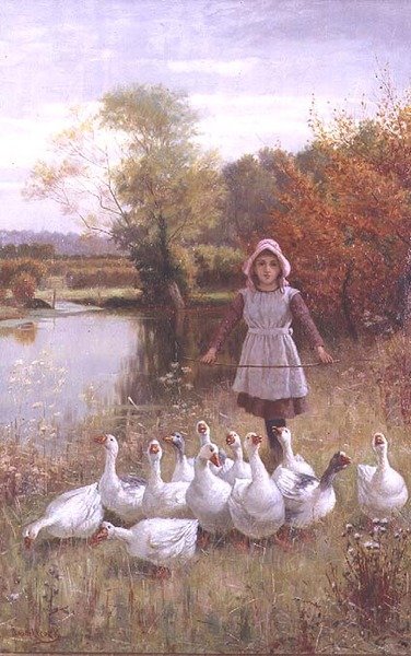 The Goose Girl by George A. Elcock