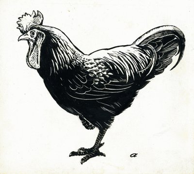 The Hen, 1950s by George Adamson