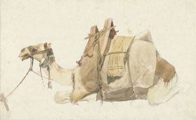 Seated Loaded Camel by George Antoine Prosper Marilhat