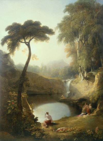 Narcissus and Echo by George Arnald
