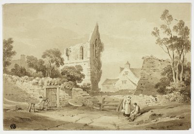 Wenlock Abbey, Shropshire by George Augustus Holmes