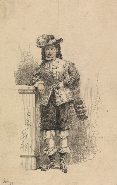 Young Cavalier by George Augustus Sala