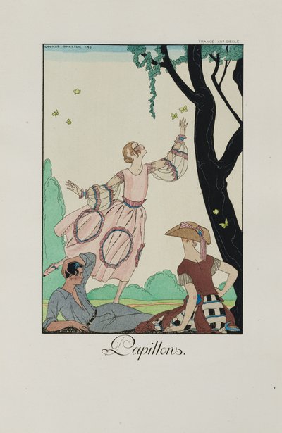Falbalas et Fanfreluches: Papillons, 1921 by George Barbier