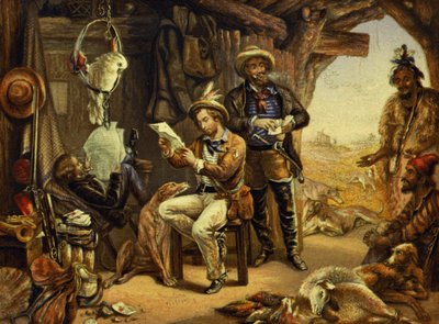 Australia: News from Home by George Baxter