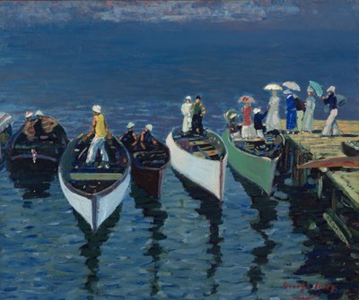 Holiday on the Hudson by George Benjamin Luks