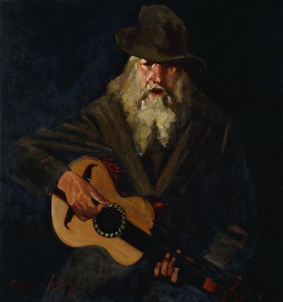 The Hobo Musician by George Benjamin Luks