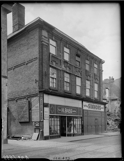 5-5A Fleet Street, Coventry, 1941 by George Bernard Mason