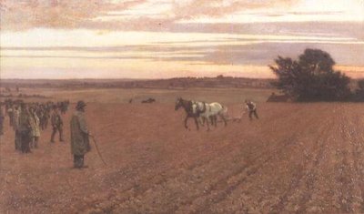 The Ploughing Match by George Carline