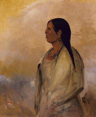 A Choctaw Woman by George Catlin