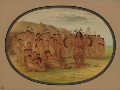 A Mandan Medicine Man by George Catlin