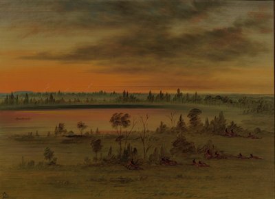 A Sioux War Party, 1861-1869 by George Catlin