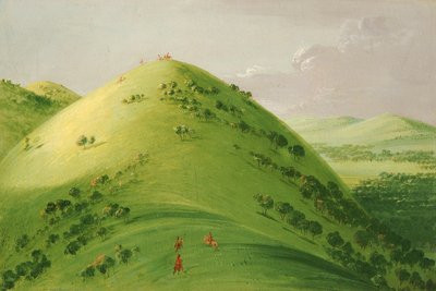 Beautiful Prairie Bluffs, Upper Mississippi by George Catlin