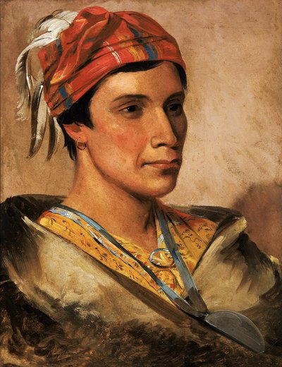 Bread, Chief of the Tribe by George Catlin