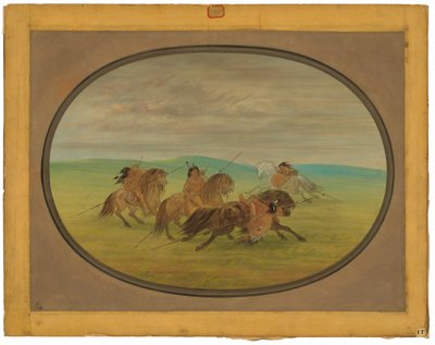Comanchee Horsemanship by George Catlin