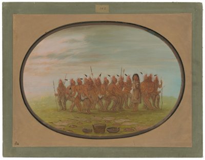 Dance to the Berdache - Saukie by George Catlin