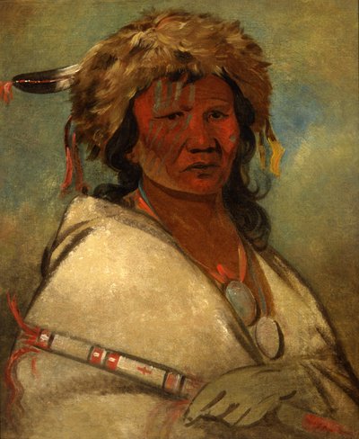 Great Hero, a chief, 1845 by George Catlin