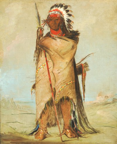 Ho-ra-to-a, a Brave by George Catlin