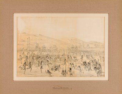 Indian Ball Players--no. 23 by George Catlin