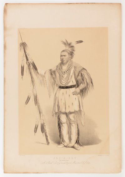 Joc-o-sot, the Walking Bear by George Catlin