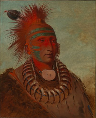 No-ho-mun-ya, One Who Gives No Attention by George Catlin