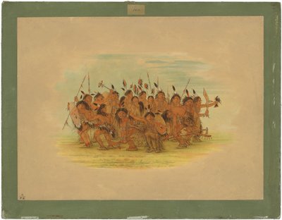 Scalp Dance - Sioux by George Catlin