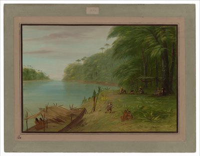 Shore of the Essequibo by George Catlin