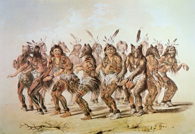 Sioux Bear Dance by George Catlin