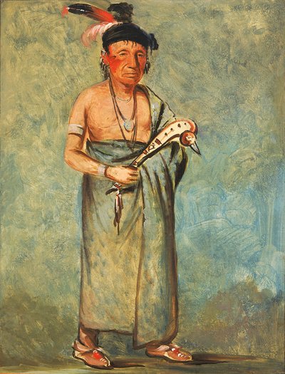 Span-e-o-née-kaw, The Spaniard, 1828 by George Catlin