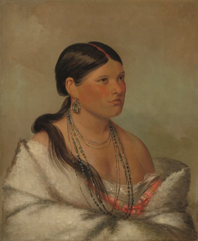 The Female Eagle, Shawano by George Catlin