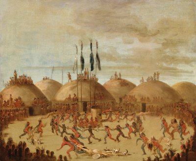 The Last Race, O-Kee-pa Ceremony by George Catlin