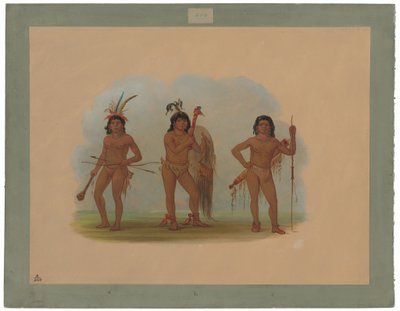 Three Zurumati Indians by George Catlin